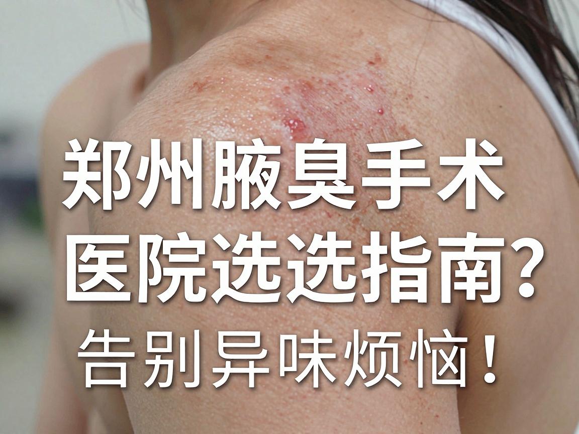 郑州哪家医院做腋臭手术好?郑州腋臭手术医院选择指南,告别异味烦恼 郑州哪家医院做腋臭手术好?郑州腋臭手术医院选择指南,告别异味烦恼