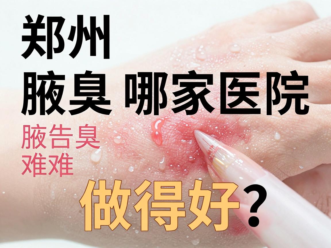 郑州腋臭哪家医院做得好?选对腋臭医院,告别尴尬腋臭难题 郑州腋臭哪家医院做得好?选对腋臭医院,告别尴尬腋臭难题
