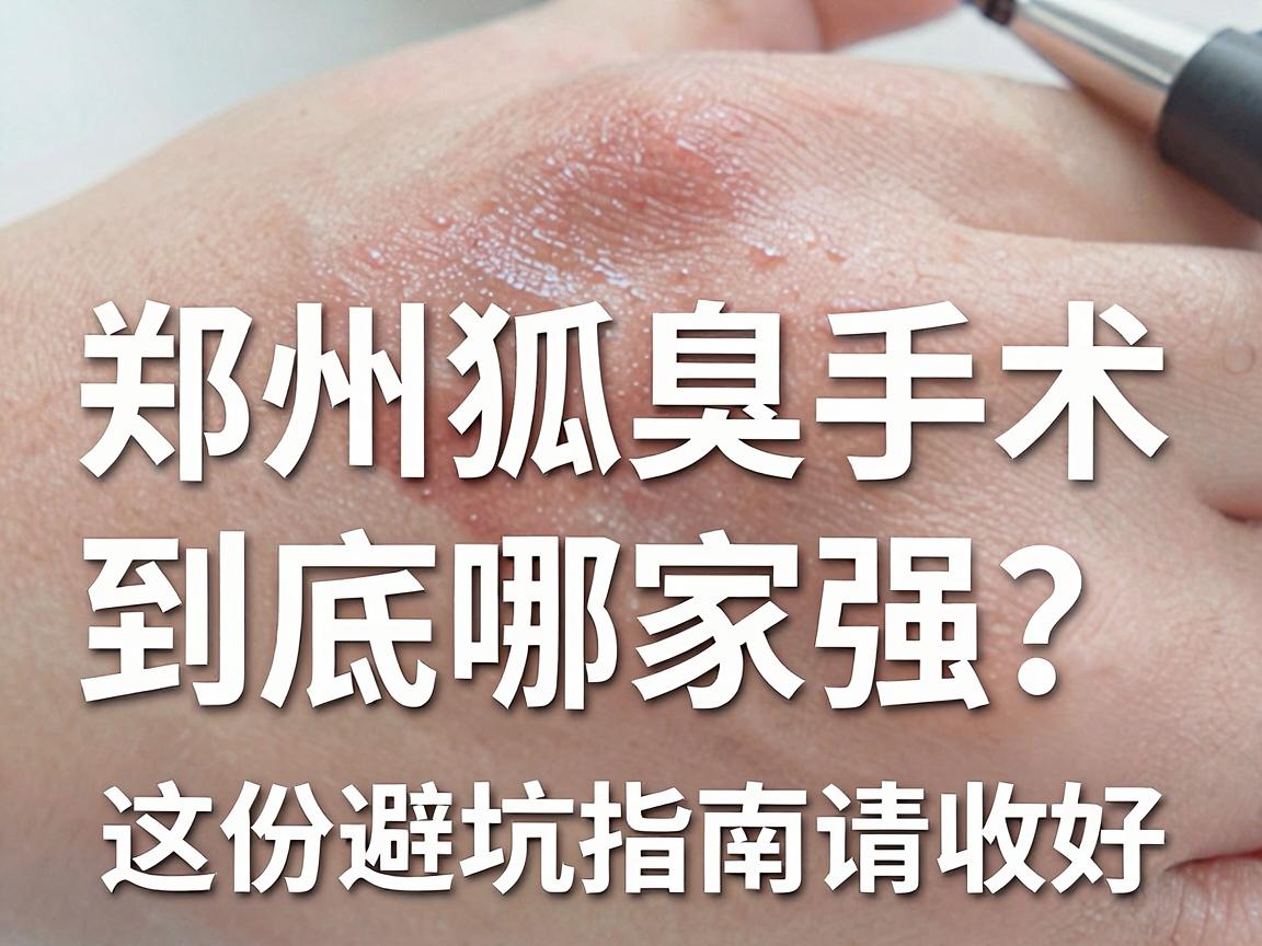郑州狐臭手术医院怎么选？郑州狐臭手术到底哪家强？这份避坑指南请收好