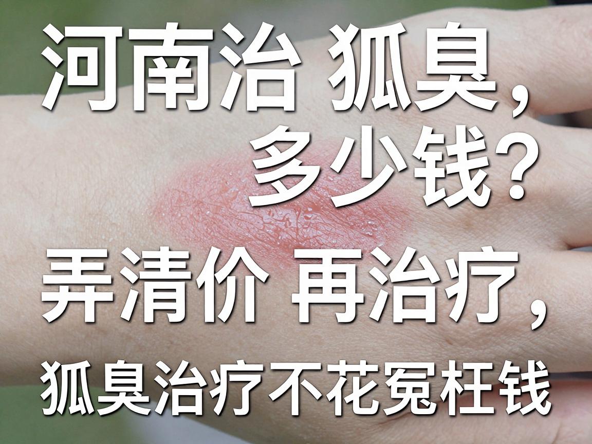 河南治狐臭多少钱?弄清价格再治疗,狐臭治疗不花冤枉钱 河南治狐臭多少钱?弄清价格再治疗,狐臭治疗不花冤枉钱