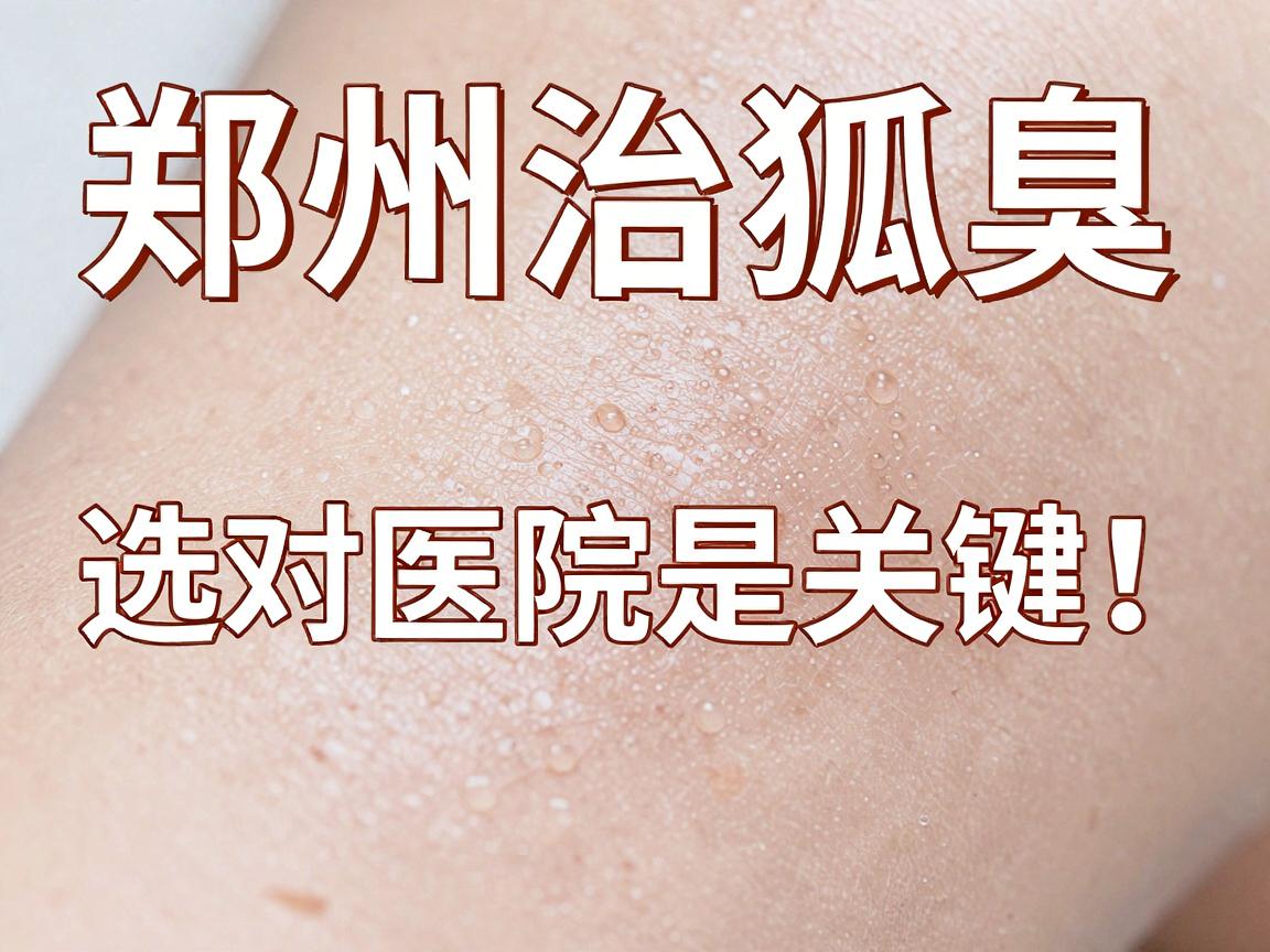 郑州治狐臭，选对医院是关键！狐臭治疗，这份医院选择指南请收好