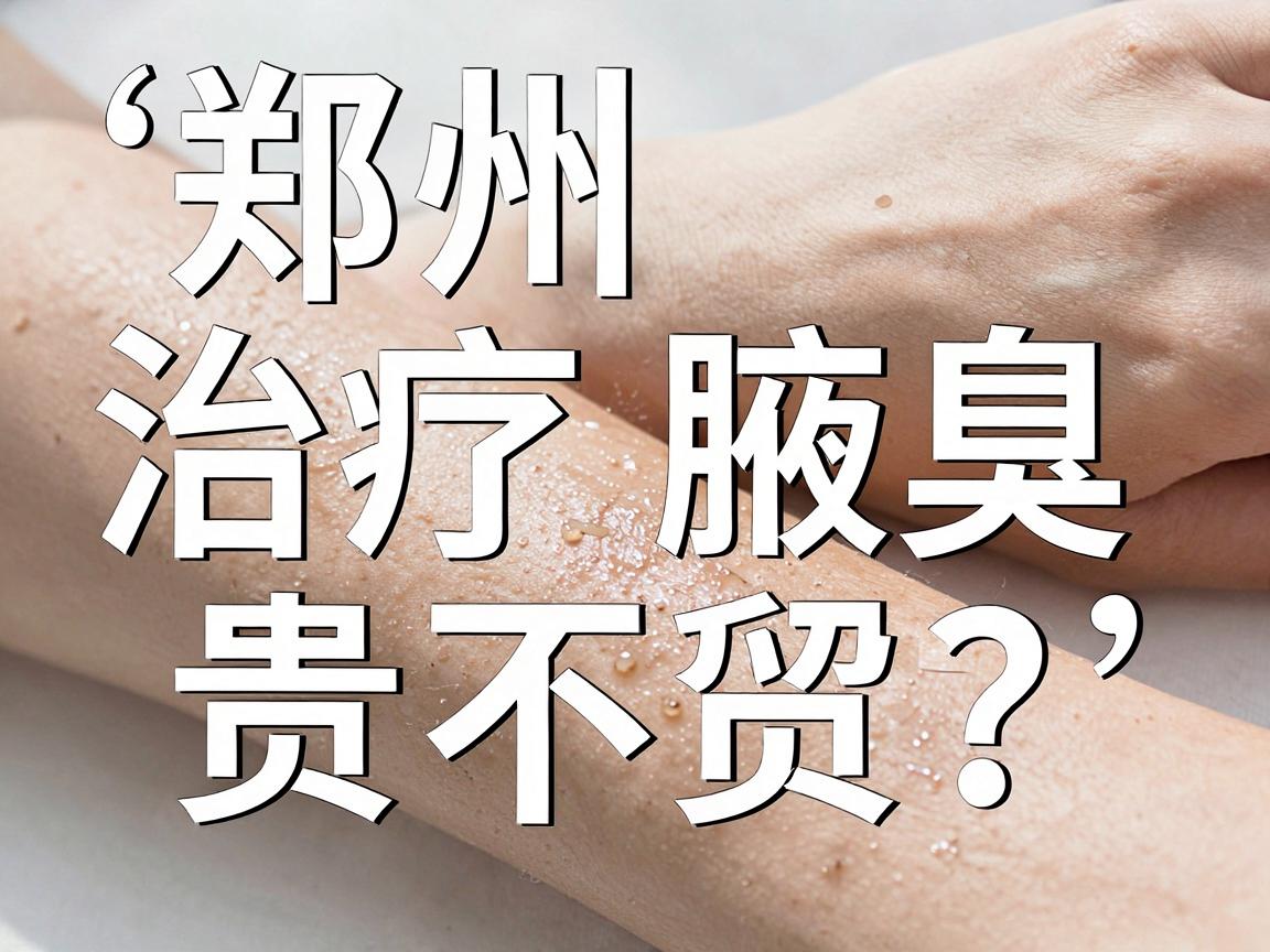 郑州治疗腋臭贵不贵？看完这篇郑州腋臭治疗费用解析，你就懂了
