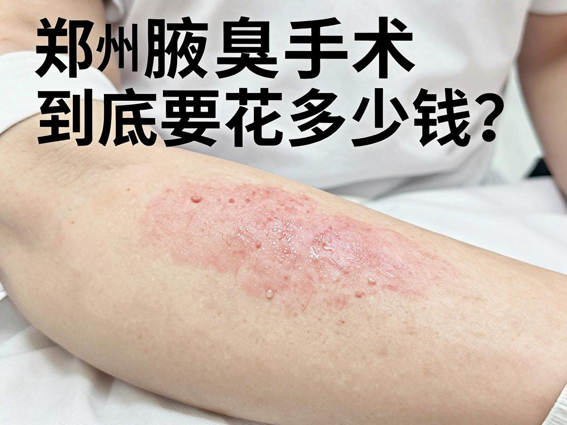 郑州狐臭手术治疗费用大揭秘，腋臭手术到底要花多少钱？