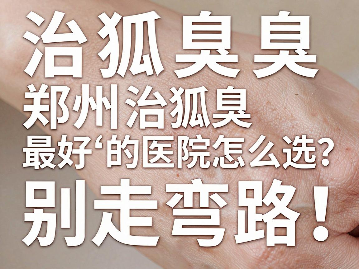 治狐臭别走弯路！郑州治狐臭最好的医院怎么选？看完这篇治狐臭攻略就懂了