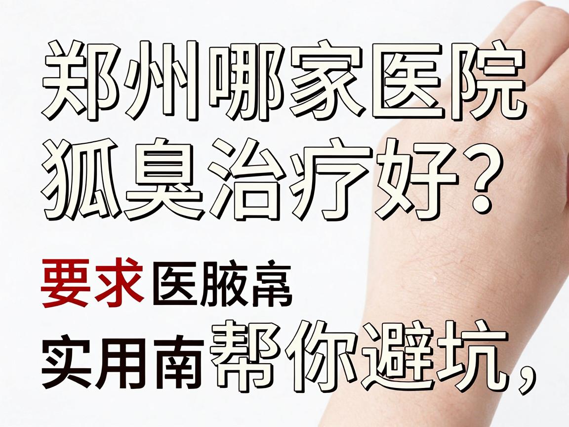 郑州哪家医院狐臭治疗好?这份实用指南帮你避坑 郑州哪家医院狐臭治疗好?这份实用指南帮你避坑