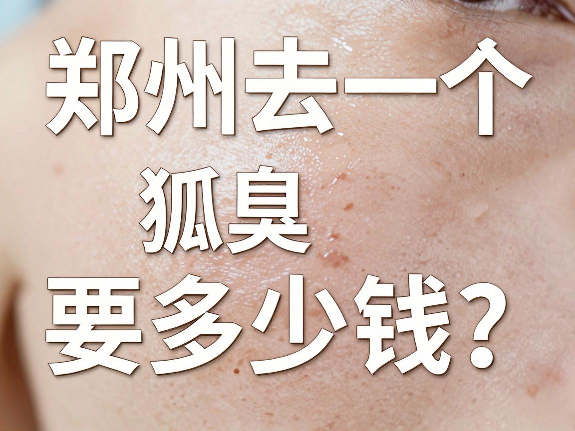 郑州去一个狐臭要多少钱？揭秘狐臭手术费用与选择技巧，让你一次搞懂狐臭治疗的花费！