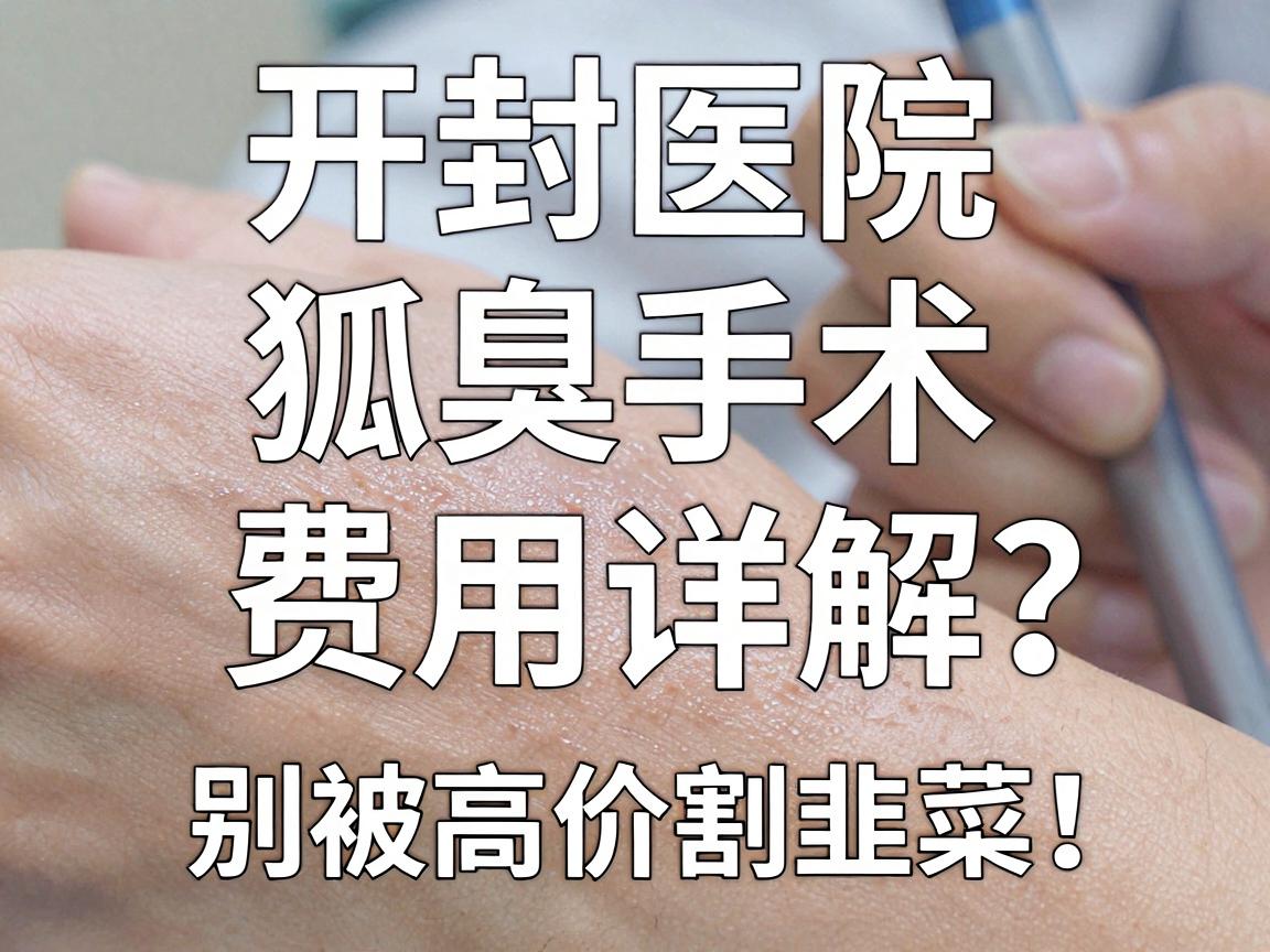 开封医院狐臭手术多少钱?狐臭手术费用详解,别被高价割韭菜! 开封医院狐臭手术多少钱?狐臭手术费用详解,别被高价割韭菜!