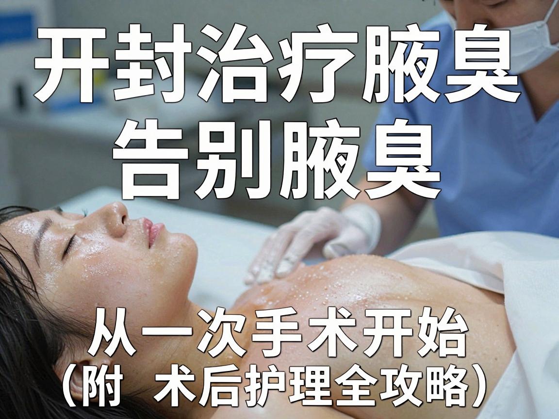 开封手术治疗腋臭,告别腋臭,从一次手术开始(附术后护理全攻略) 开封手术治疗腋臭,告别腋臭,从一次手术开始(附术后护理全攻略)