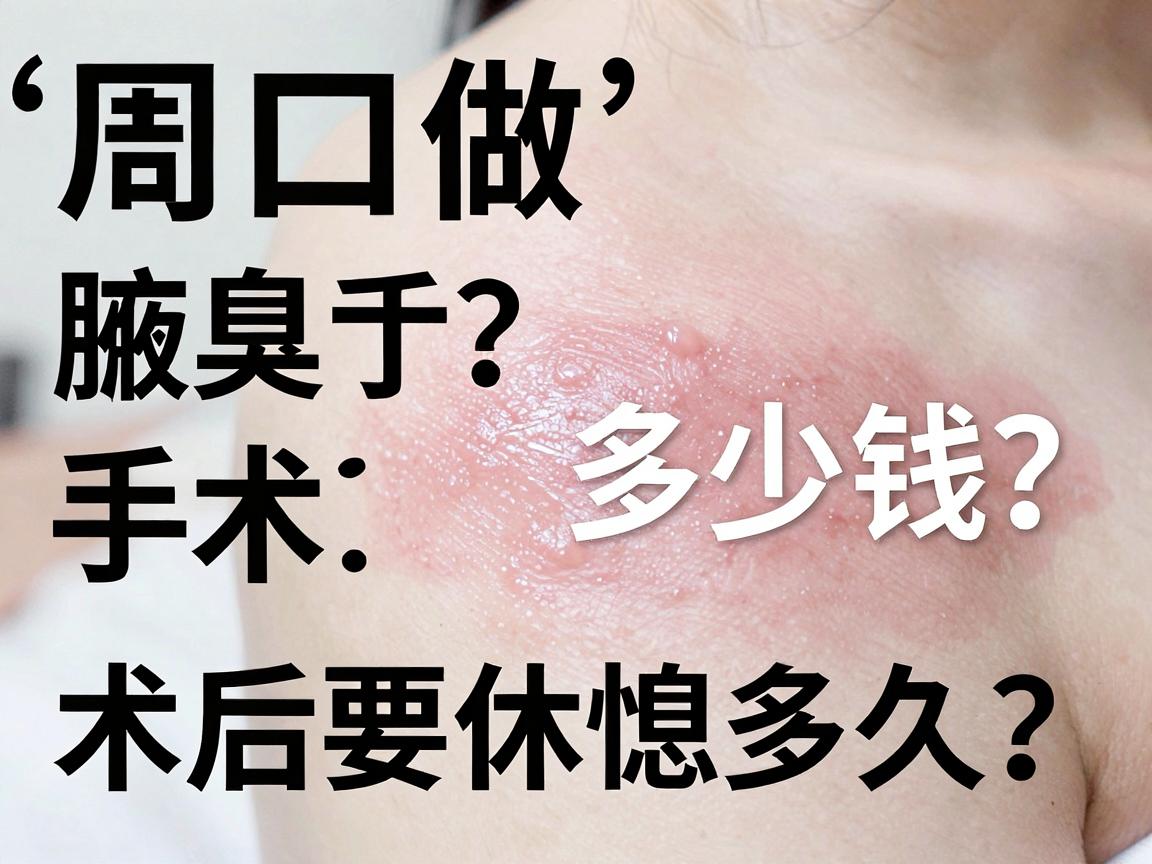 周口做腋臭手术多少钱?术后要休息多久?这篇攻略说透费用与恢复期 周口做腋臭手术多少钱?术后要休息多久?这篇攻略说透费用与恢复期
