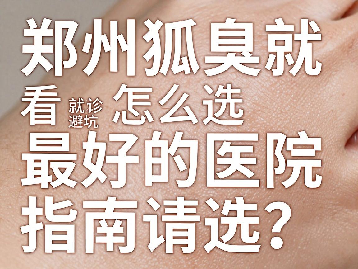 郑州看狐臭最好的医院怎么选?这份郑州狐臭就诊避坑指南请收好 郑州看狐臭最好的医院怎么选?这份郑州狐臭就诊避坑指南请收好