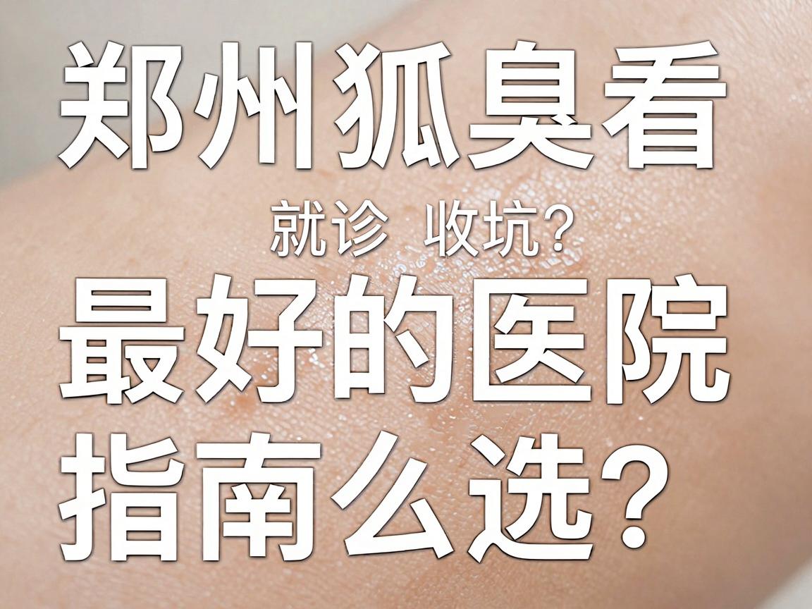 郑州看狐臭最好的医院怎么选?这份郑州狐臭就诊避坑指南请收好 郑州看狐臭最好的医院怎么选?这份郑州狐臭就诊避坑指南请收好
