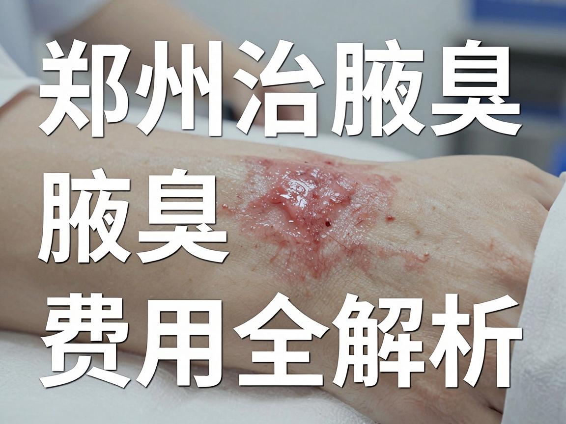 郑州治腋臭医院怎么选？郑州腋臭手术费用全解析