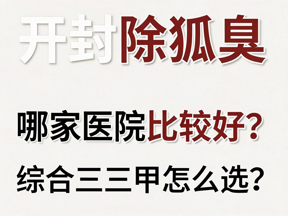开封除狐臭哪家医院比较好?老牌专科与综合三甲怎么选?开封除狐臭医院实地探访手记 开封除狐臭哪家医院比较好?老牌专科与综合三甲怎么选?开封除狐臭医院实地探访手记