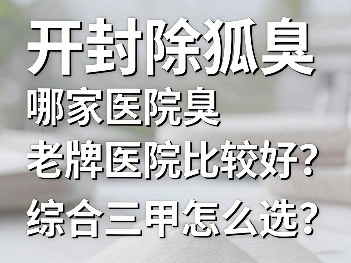 开封除狐臭哪家医院比较好?老牌专科与综合三甲怎么选?开封除狐臭医院实地探访手记 开封除狐臭哪家医院比较好?老牌专科与综合三甲怎么选?开封除狐臭医院实地探访手记