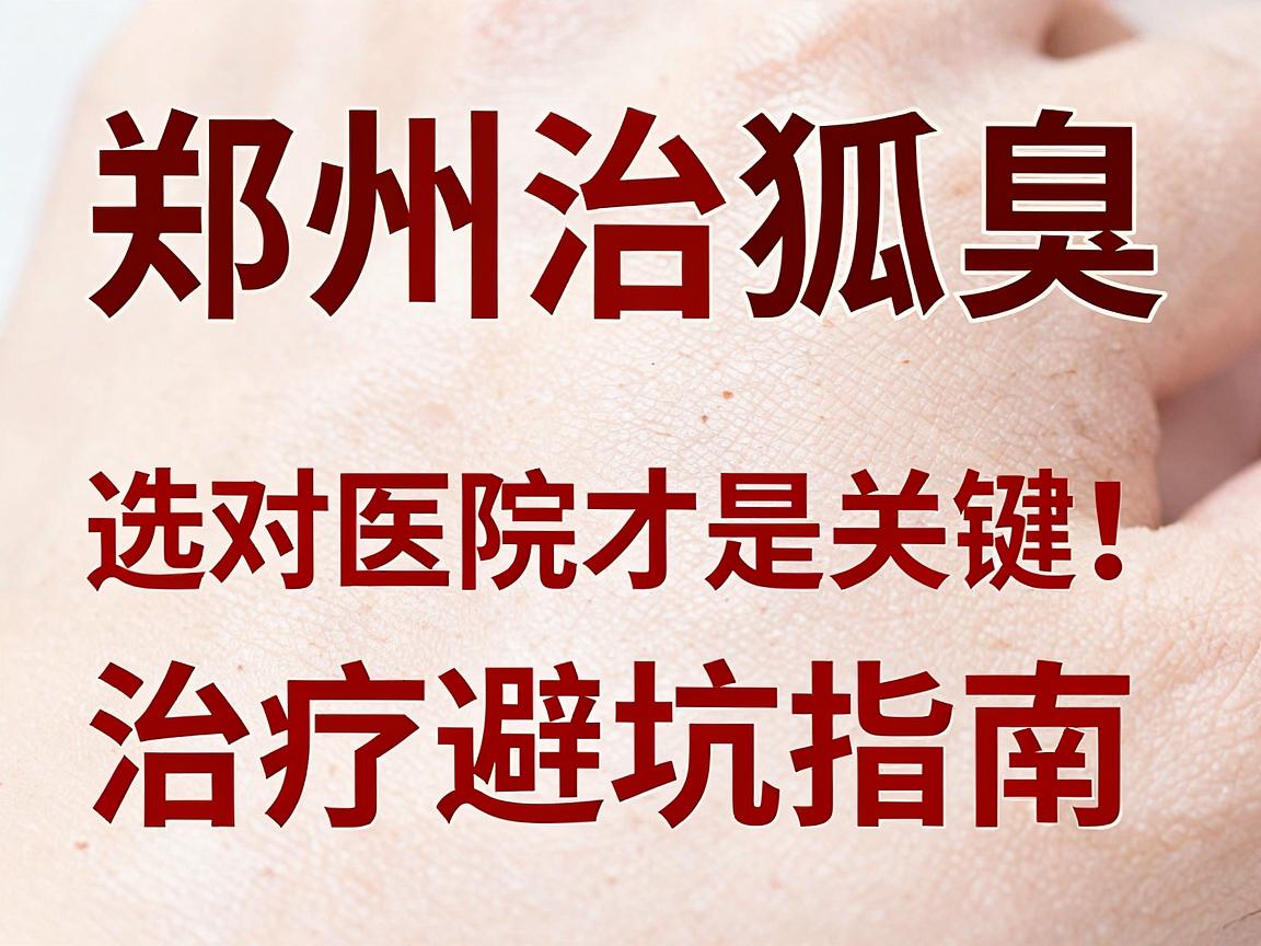 郑州治狐臭，选对医院才是关键！郑州狐臭治疗避坑指南