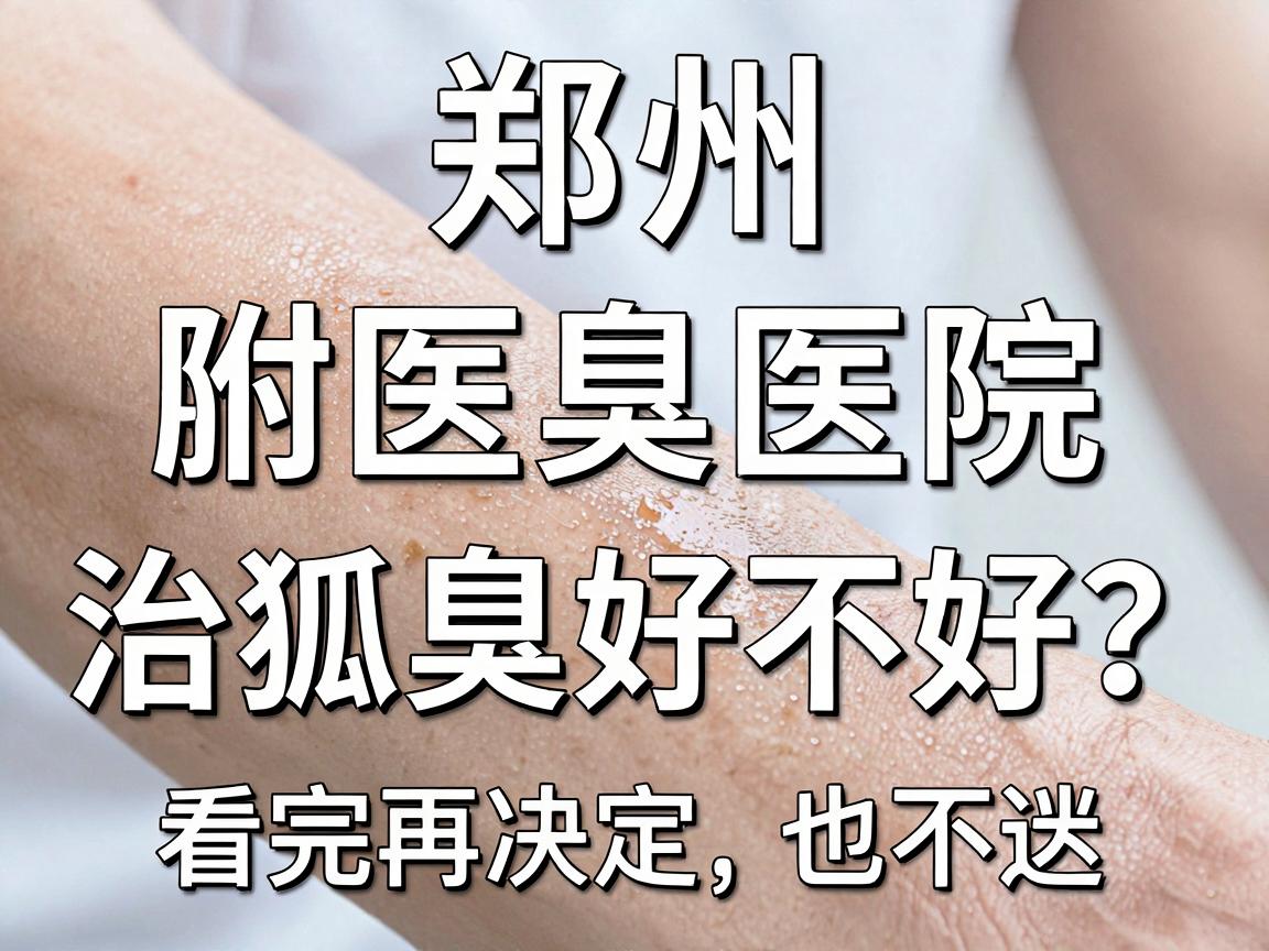 郑州附医腋臭医院治狐臭好不好?这份腋臭诊疗避坑指南,看完再决定也不迟 郑州附医腋臭医院治狐臭好不好?这份腋臭诊疗避坑指南,看完再决定也不迟