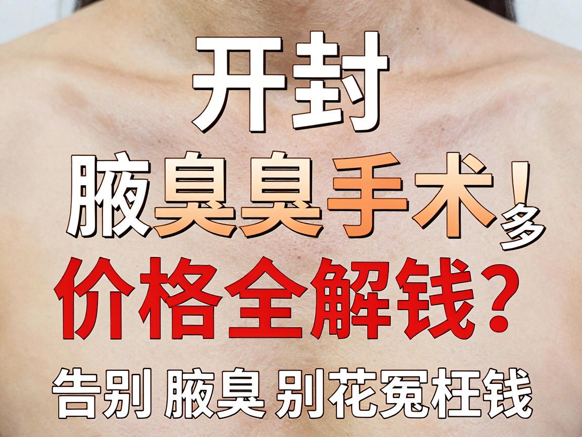 开封腋臭手术多少钱?2025年腋臭手术价格全解析,告别腋臭别花冤枉钱 开封腋臭手术多少钱?2025年腋臭手术价格全解析,告别腋臭别花冤枉钱