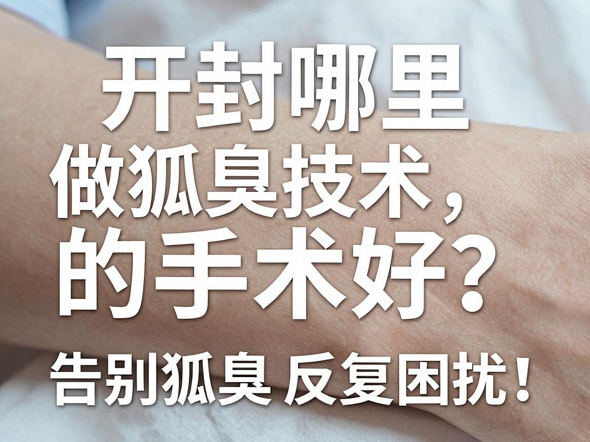 开封哪里做狐臭的手术好?选对技术,告别狐臭反复困扰! 开封哪里做狐臭的手术好?选对技术,告别狐臭反复困扰!