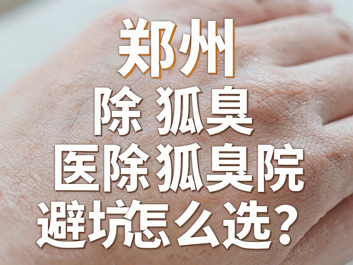 郑州除狐臭医院怎么选?正规医院除狐臭,这份避坑指南别错过 郑州除狐臭医院怎么选?正规医院除狐臭,这份避坑指南别错过