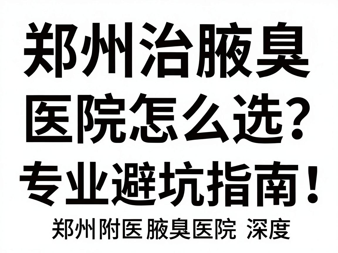 郑州治腋臭,医院怎么选?专业腋臭医院避坑指南,郑州附医腋臭医院深度测评 郑州治腋臭,医院怎么选?专业腋臭医院避坑指南,郑州附医腋臭医院深度测评