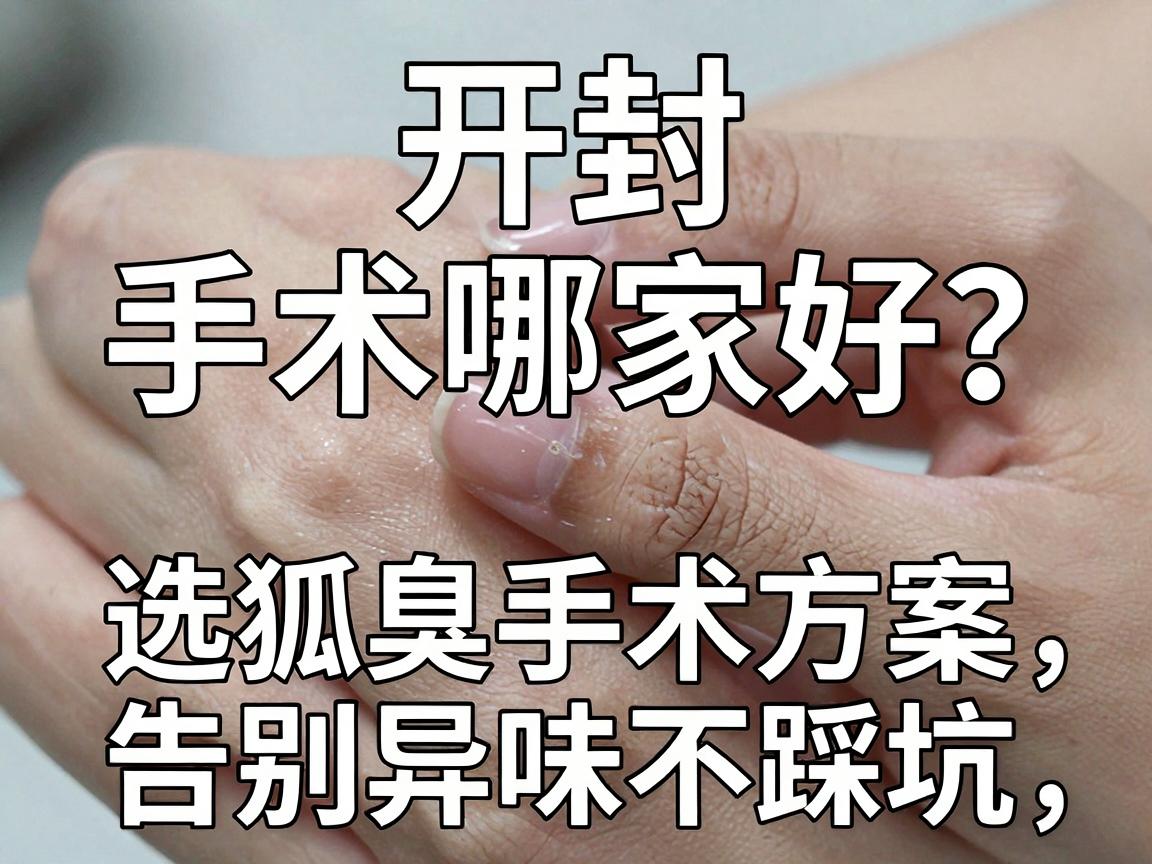 开封狐臭手术哪家好?选对狐臭手术方案,告别异味不踩坑 开封狐臭手术哪家好?选对狐臭手术方案,告别异味不踩坑