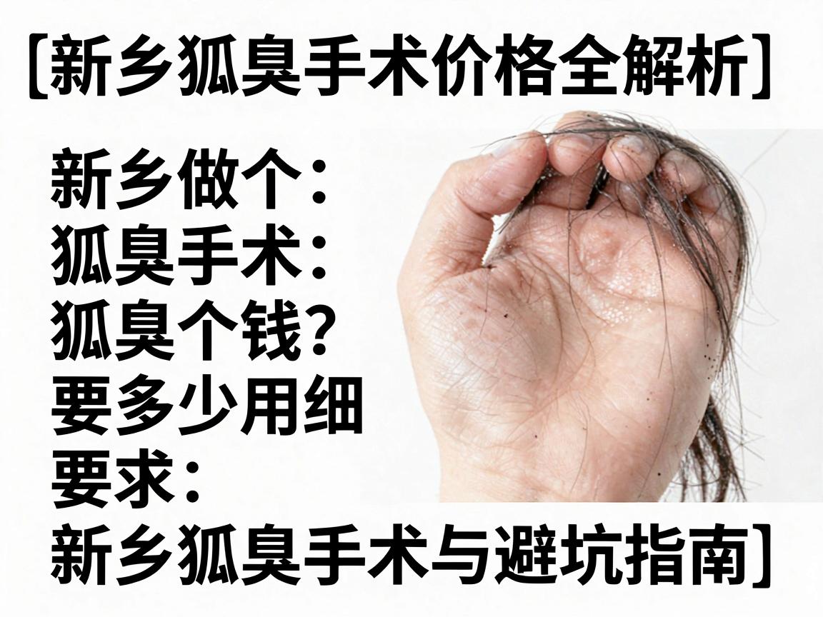 新乡做个狐臭手术要多少钱?费用明细与避坑指南(新乡狐臭手术价格全解析) 新乡做个狐臭手术要多少钱?费用明细与避坑指南(新乡狐臭手术价格全解析)