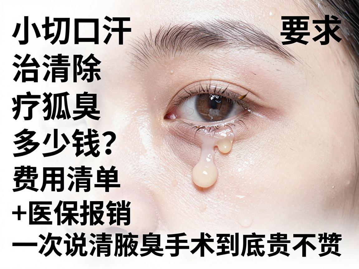 小切口汗腺清除治疗狐臭多少钱?费用清单+医保报销,一次说清腋臭手术到底贵不贵 小切口汗腺清除治疗狐臭多少钱?费用清单+医保报销,一次说清腋臭手术到底贵不贵