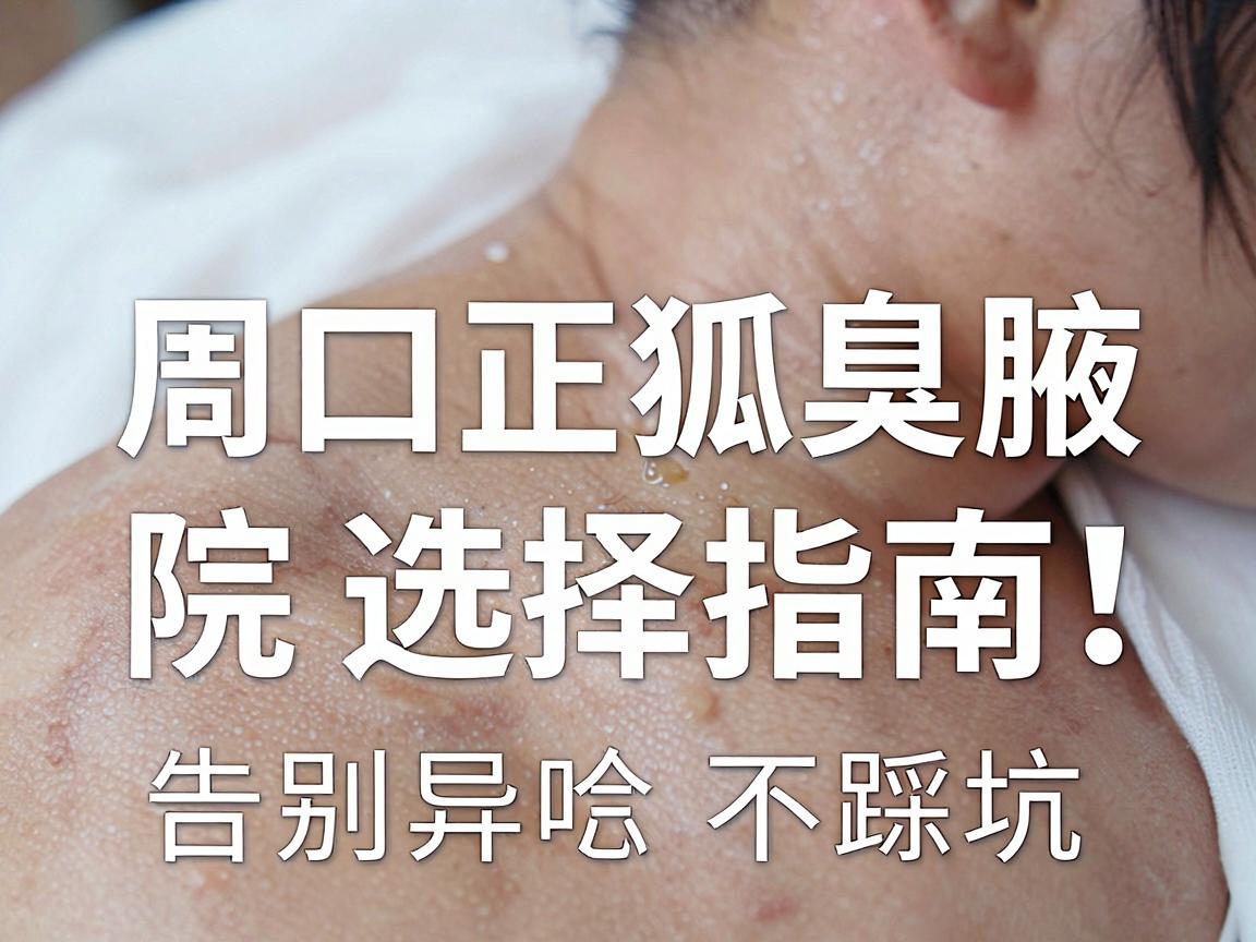 周口狐臭手术哪家强?周口正规腋臭医院选择指南,告别异味不踩坑 周口狐臭手术哪家强?周口正规腋臭医院选择指南,告别异味不踩坑
