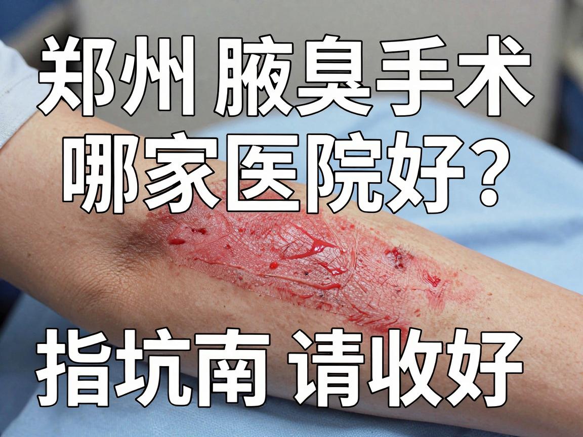 郑州腋臭手术哪家医院好?别盲选,这份郑州腋臭手术医院避坑指南请收好 郑州腋臭手术哪家医院好?别盲选,这份郑州腋臭手术医院避坑指南请收好