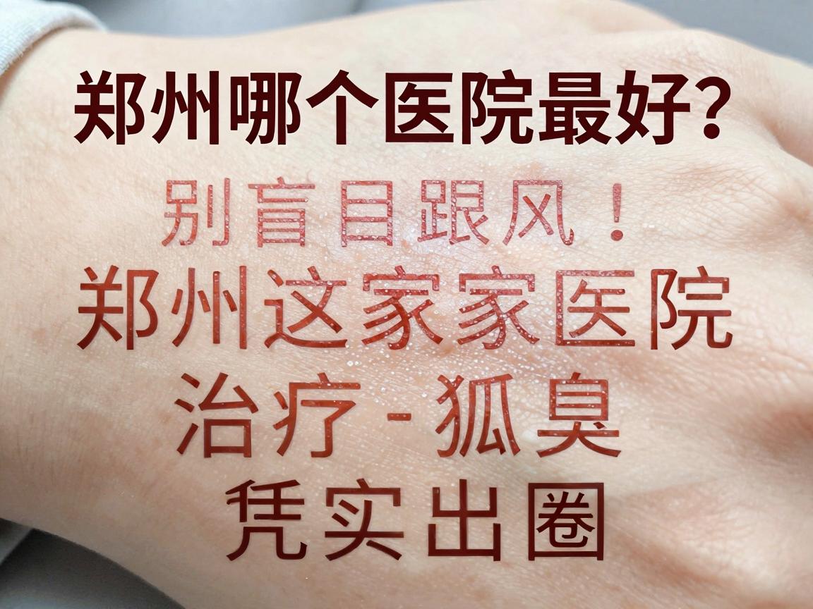 治疗狐臭郑州哪个医院最好?别盲目跟风,郑州这家医院治疗狐臭凭实力出圈 治疗狐臭郑州哪个医院最好?别盲目跟风,郑州这家医院治疗狐臭凭实力出圈