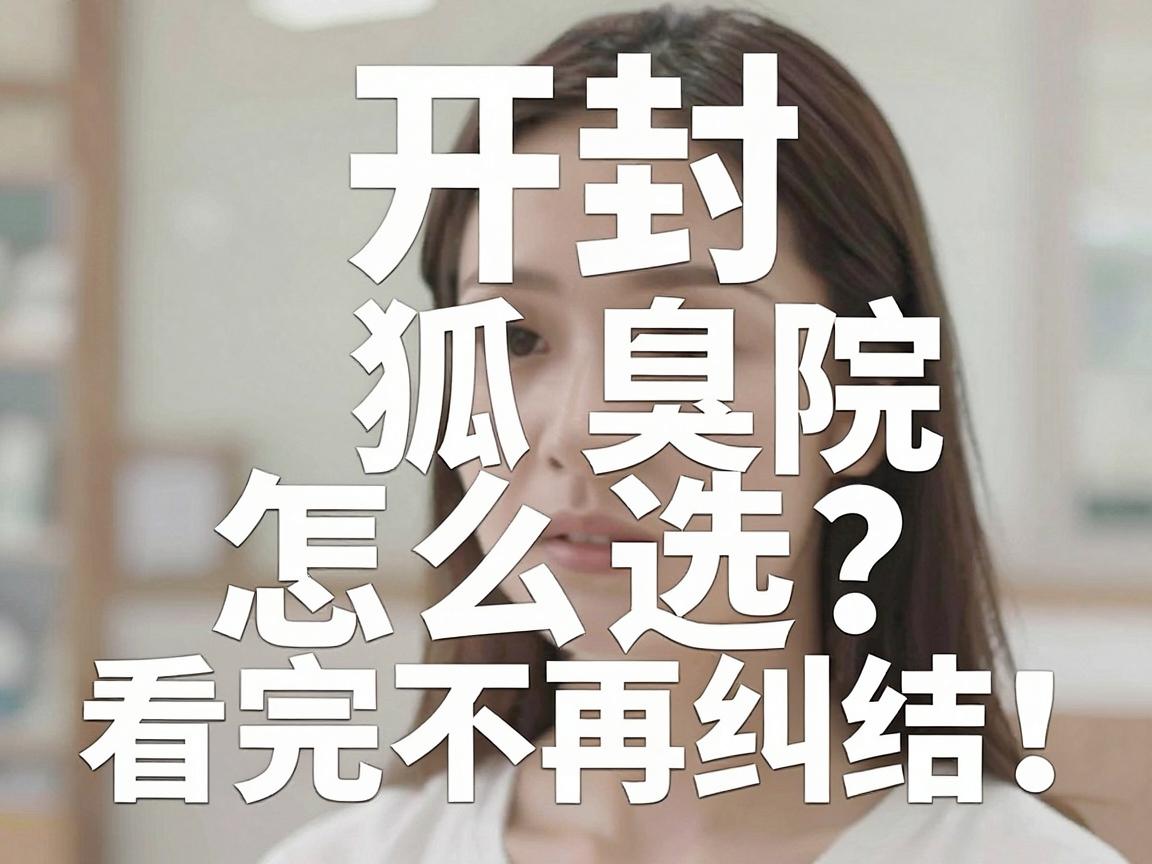 开封狐臭医院怎么选?靠谱狐臭医院的关键指标,看完不再纠结 开封狐臭医院怎么选?靠谱狐臭医院的关键指标,看完不再纠结