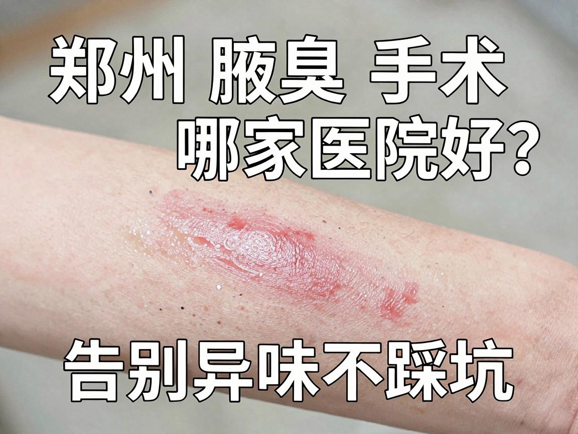 郑州腋臭手术哪家医院好?选对腋臭医院,告别异味不踩坑 郑州腋臭手术哪家医院好?选对腋臭医院,告别异味不踩坑