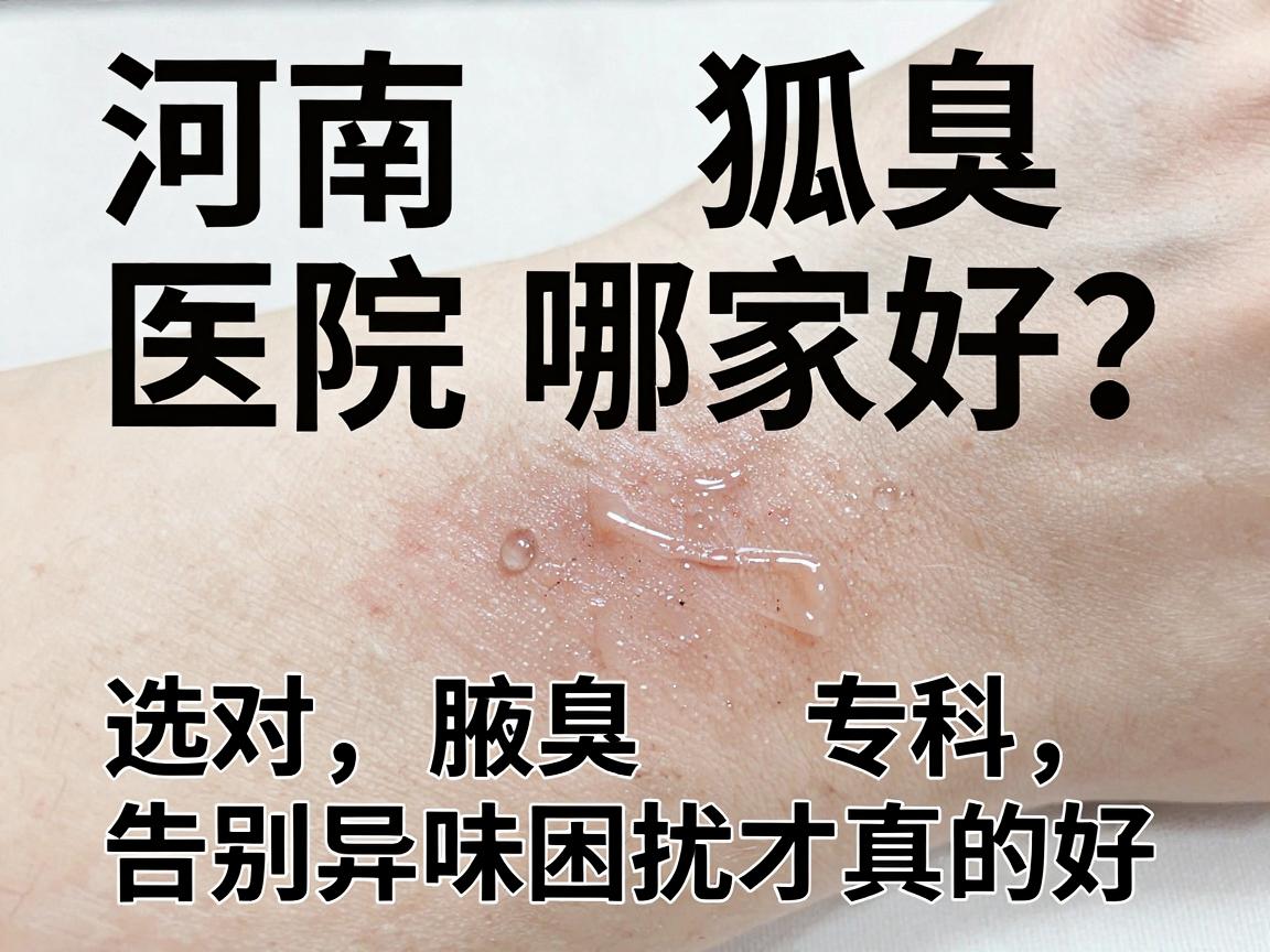河南狐臭医院哪家好?选对腋臭专科,告别异味困扰才真的好 河南狐臭医院哪家好?选对腋臭专科,告别异味困扰才真的好