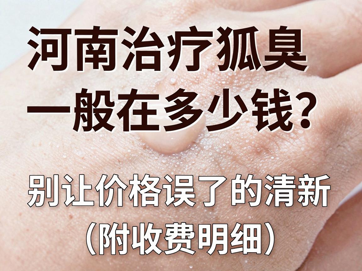 河南治疗狐臭一般在多少钱?别让价格误了你的清新(附收费明细) 河南治疗狐臭一般在多少钱?别让价格误了你的清新(附收费明细)