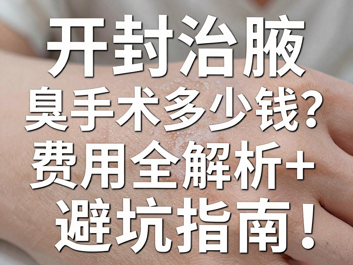 开封治腋臭手术多少钱?费用全解析+避坑指南,治腋臭手术前必看 开封治腋臭手术多少钱?费用全解析+避坑指南,治腋臭手术前必看