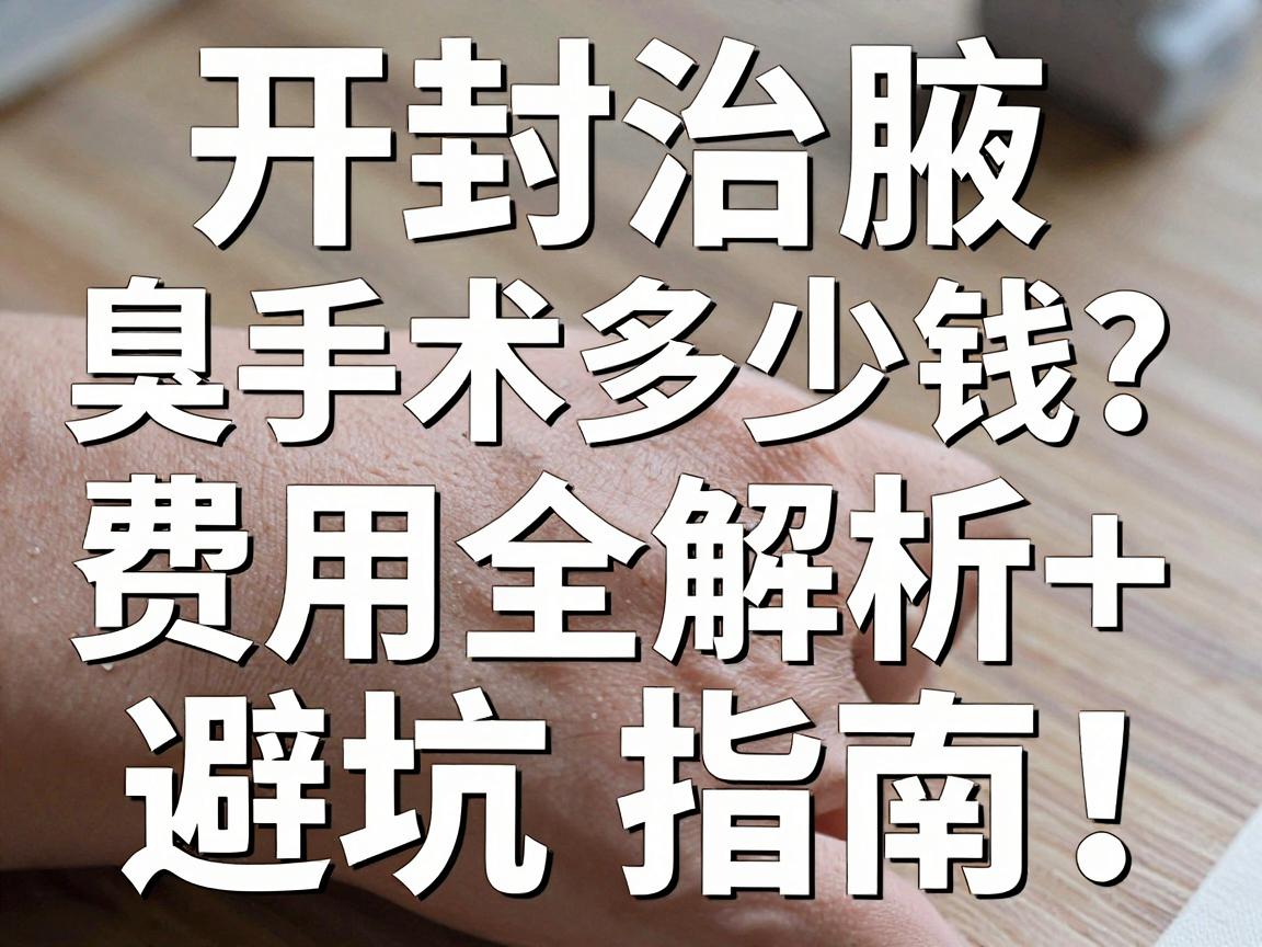 开封治腋臭手术多少钱?费用全解析+避坑指南,治腋臭手术前必看 开封治腋臭手术多少钱?费用全解析+避坑指南,治腋臭手术前必看