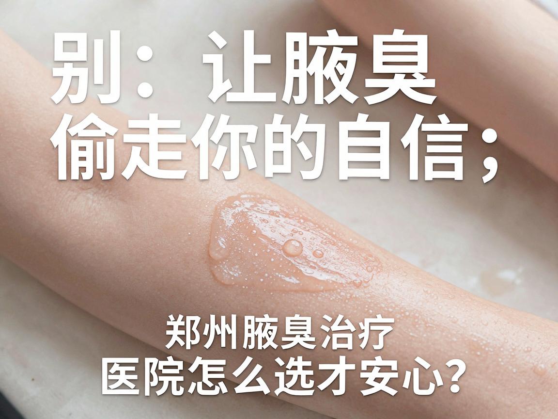 别让腋臭偷走你的自信,郑州腋臭治疗医院怎么选才安心? 别让腋臭偷走你的自信,郑州腋臭治疗医院怎么选才安心?