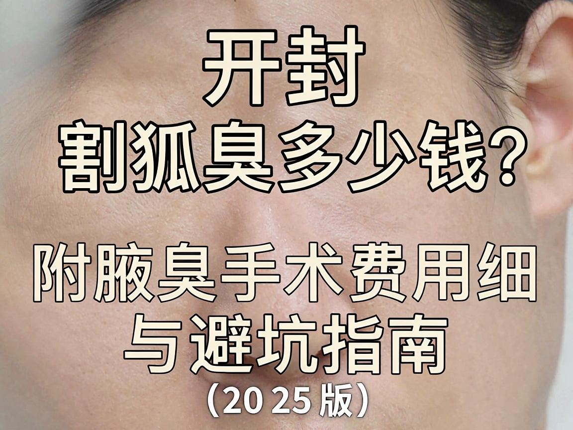 开封割狐臭多少钱?附腋臭手术费用明细与避坑指南(2025版) 开封割狐臭多少钱?附腋臭手术费用明细与避坑指南(2025版)