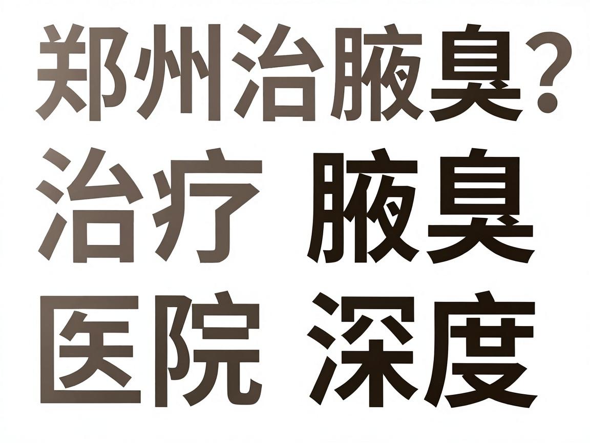 郑州治腋臭医院怎么选?这几家医院治腋臭口碑与技术深度对比 郑州治腋臭医院怎么选?这几家医院治腋臭口碑与技术深度对比