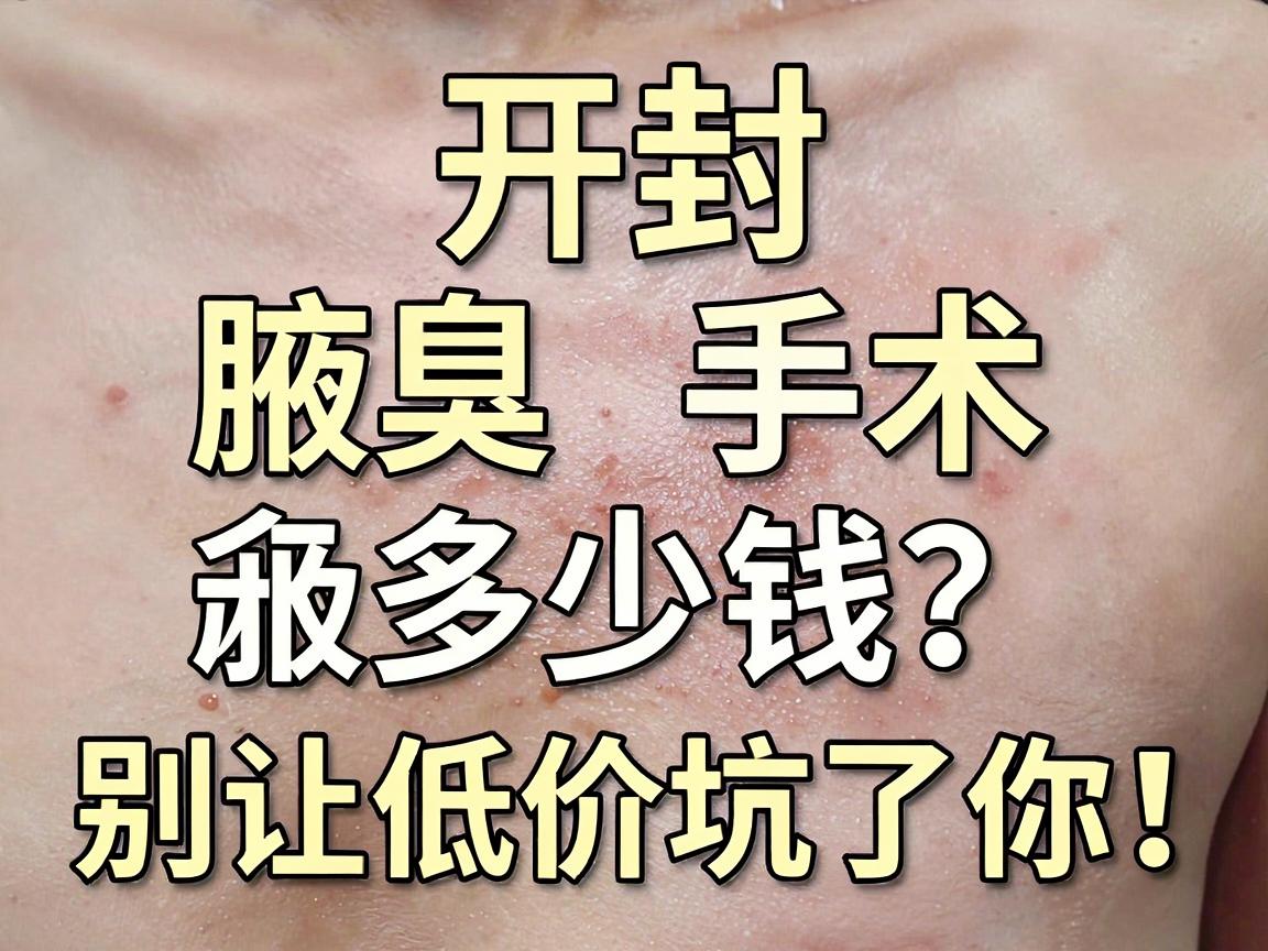 开封腋臭手术多少钱?别让低价坑了你!一文拆解腋臭手术真实费用与避坑指南 开封腋臭手术多少钱?别让低价坑了你!一文拆解腋臭手术真实费用与避坑指南