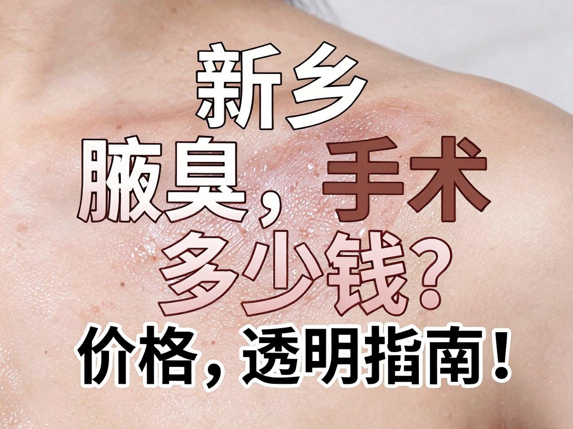 新乡腋臭手术多少钱?价格透明指南,避开腋臭手术费用陷阱 新乡腋臭手术多少钱?价格透明指南,避开腋臭手术费用陷阱