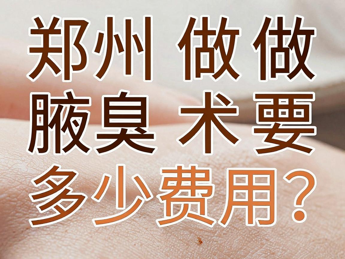 郑州做腋臭手术要多少费用?别再被低价忽悠了,这篇郑州腋臭手术费用明细请收好 郑州做腋臭手术要多少费用?别再被低价忽悠了,这篇郑州腋臭手术费用明细请收好
