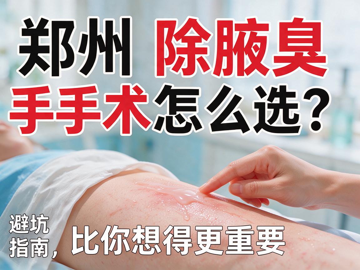郑州除腋臭手术怎么选?这份除腋臭手术避坑指南,比你想得更重要 郑州除腋臭手术怎么选?这份除腋臭手术避坑指南,比你想得更重要