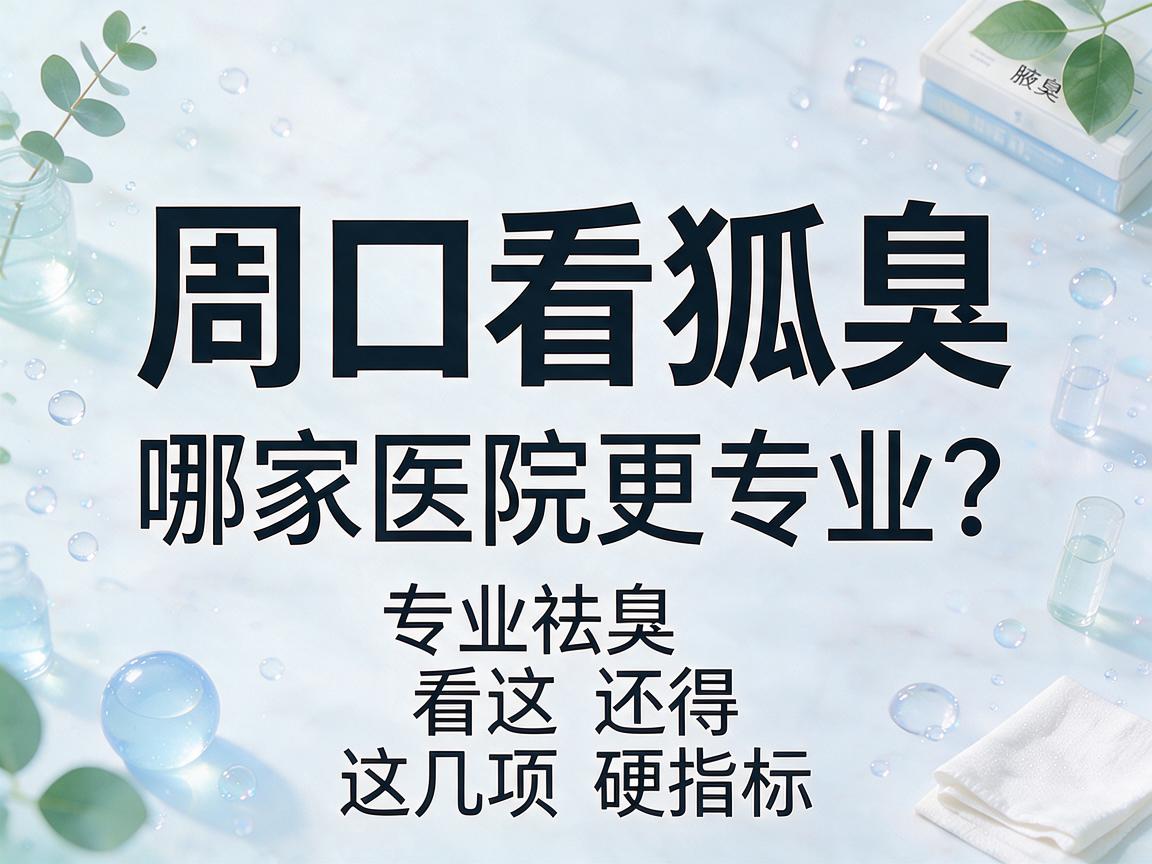 周口看狐臭,哪家医院更专业?专业祛臭还得看这几项硬指标 周口看狐臭,哪家医院更专业?专业祛臭还得看这几项硬指标
