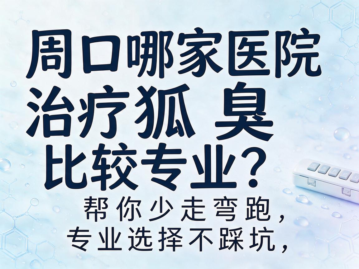 周口哪家医院治疗狐臭比较专业？这篇对比分析帮你少走弯路，专业选择不踩坑
