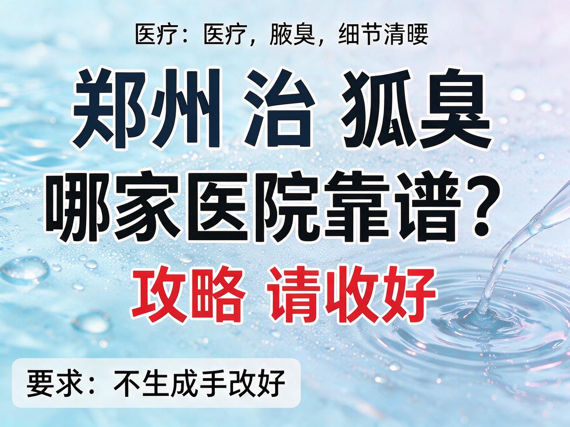郑州治狐臭哪家医院靠谱?这份郑州医院对比攻略请收好 郑州治狐臭哪家医院靠谱?这份郑州医院对比攻略请收好