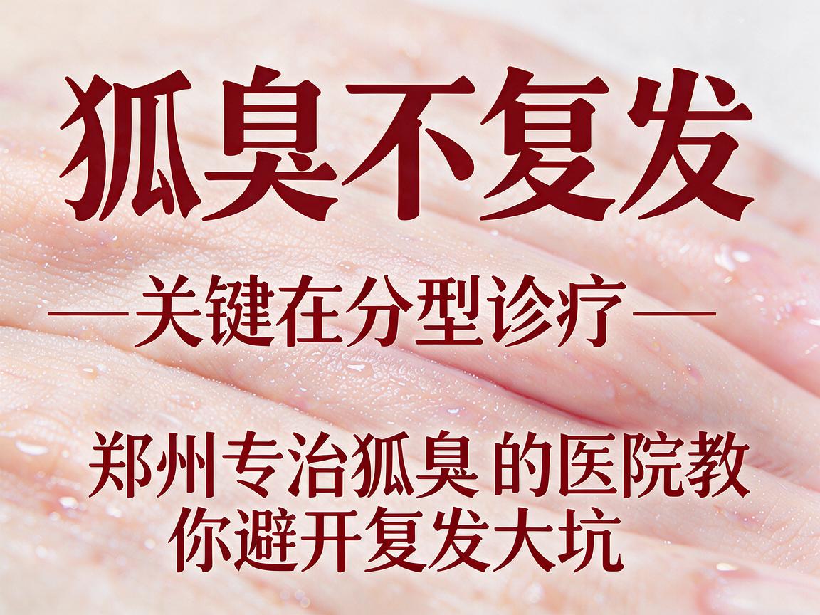 狐臭不复发,关键在分型诊疗—郑州专治狐臭的医院教你避开复发大坑 狐臭不复发,关键在分型诊疗—郑州专治狐臭的医院教你避开复发大坑
