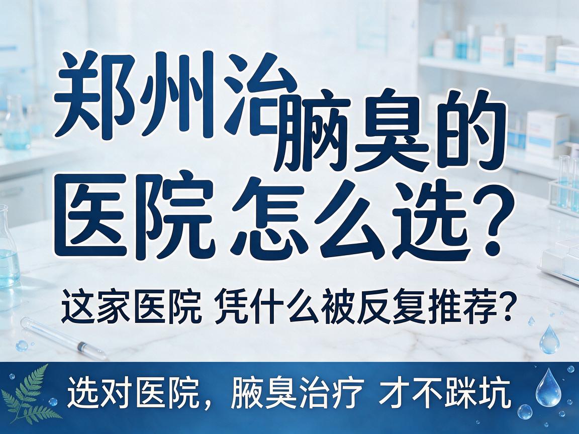 郑州治腋臭的医院怎么选?这家医院凭什么被反复推荐?选对医院,腋臭治疗才不踩坑 郑州治腋臭的医院怎么选?这家医院凭什么被反复推荐?选对医院,腋臭治疗才不踩坑