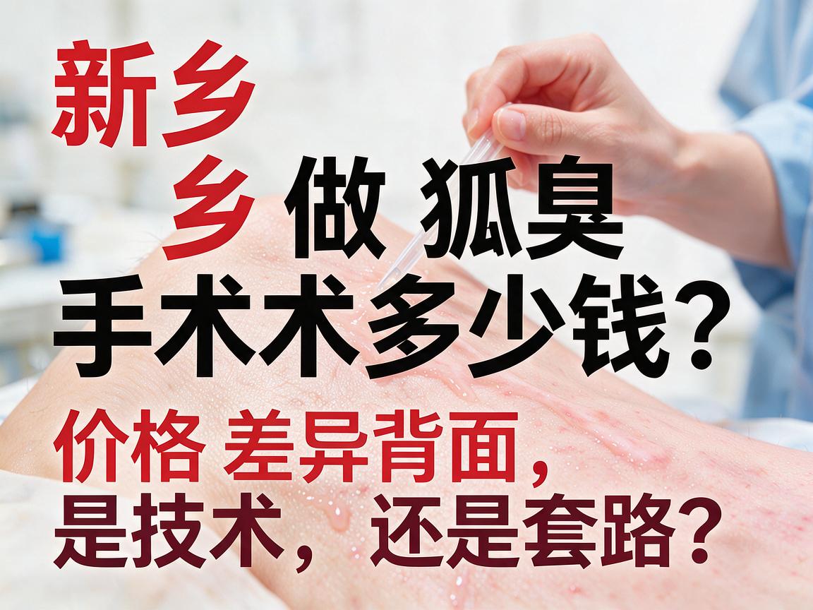 新乡做狐臭手术多少钱？价格差异背后，是技术还是套路？