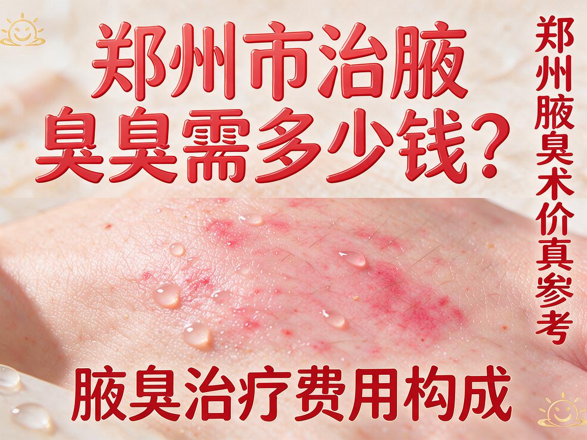 郑州市治腋臭需多少钱?揭秘腋臭治疗费用构成,郑州市腋臭手术价格真实参考 郑州市治腋臭需多少钱?揭秘腋臭治疗费用构成,郑州市腋臭手术价格真实参考